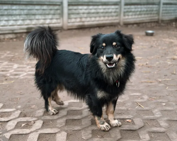 Pies do adopcji, Korabiewice, 16 lipca 2024 (3/5)